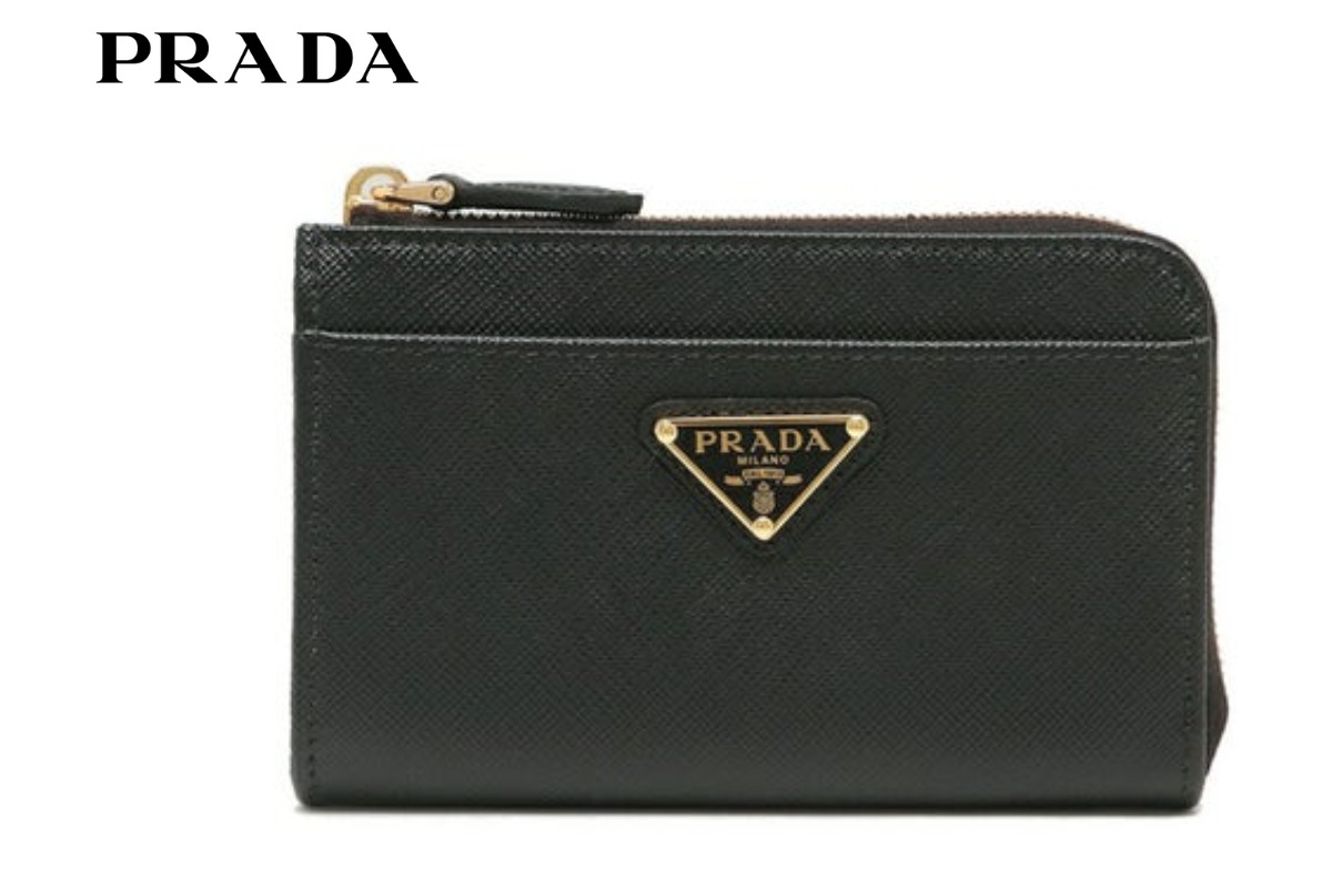 PRADA プラダ さし カードケース キーリング付き 百貨店購入 美品