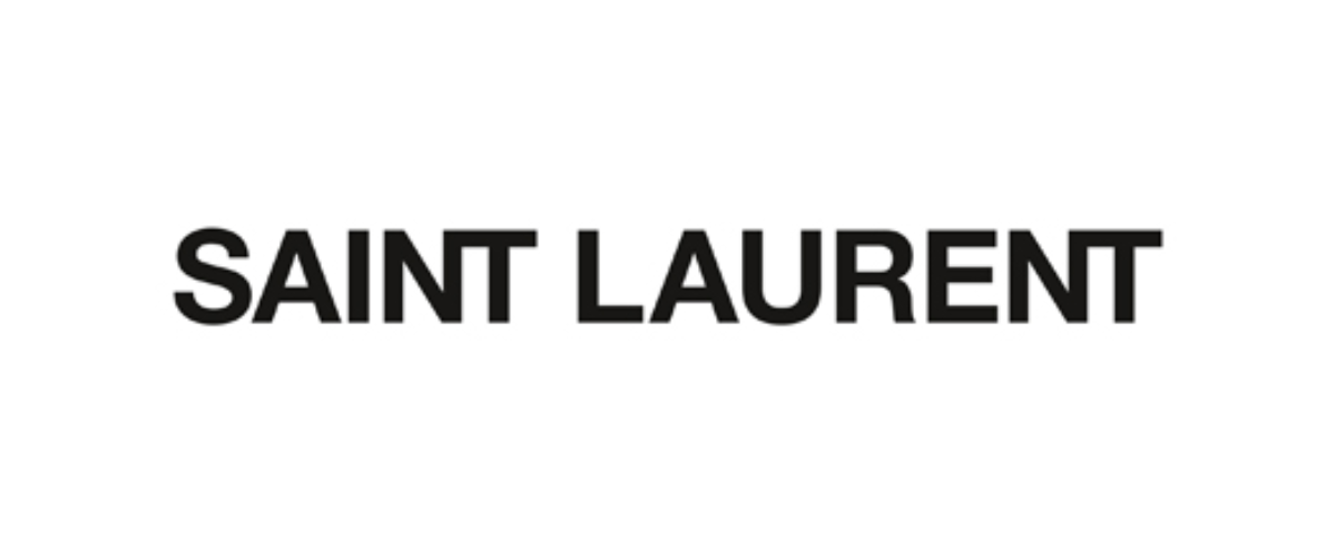 サンローラン／Saint Laurentのロゴマーク。会社ロゴ。