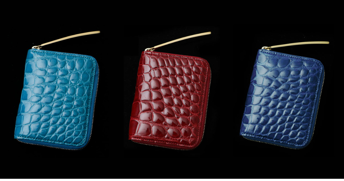 レディースで選べる池田工芸の財布。マルチウォレットのロイヤルブルーとディープレッドとターコイズの画像。商品番号 373-S2740-0