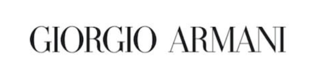 ジョルジオ アルマーニ（GIORGIO ARMANI）のロゴマーク。