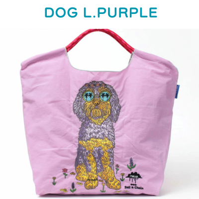 ボールアンドチェーンとモルガコラボのDOG L PURPLE(犬)